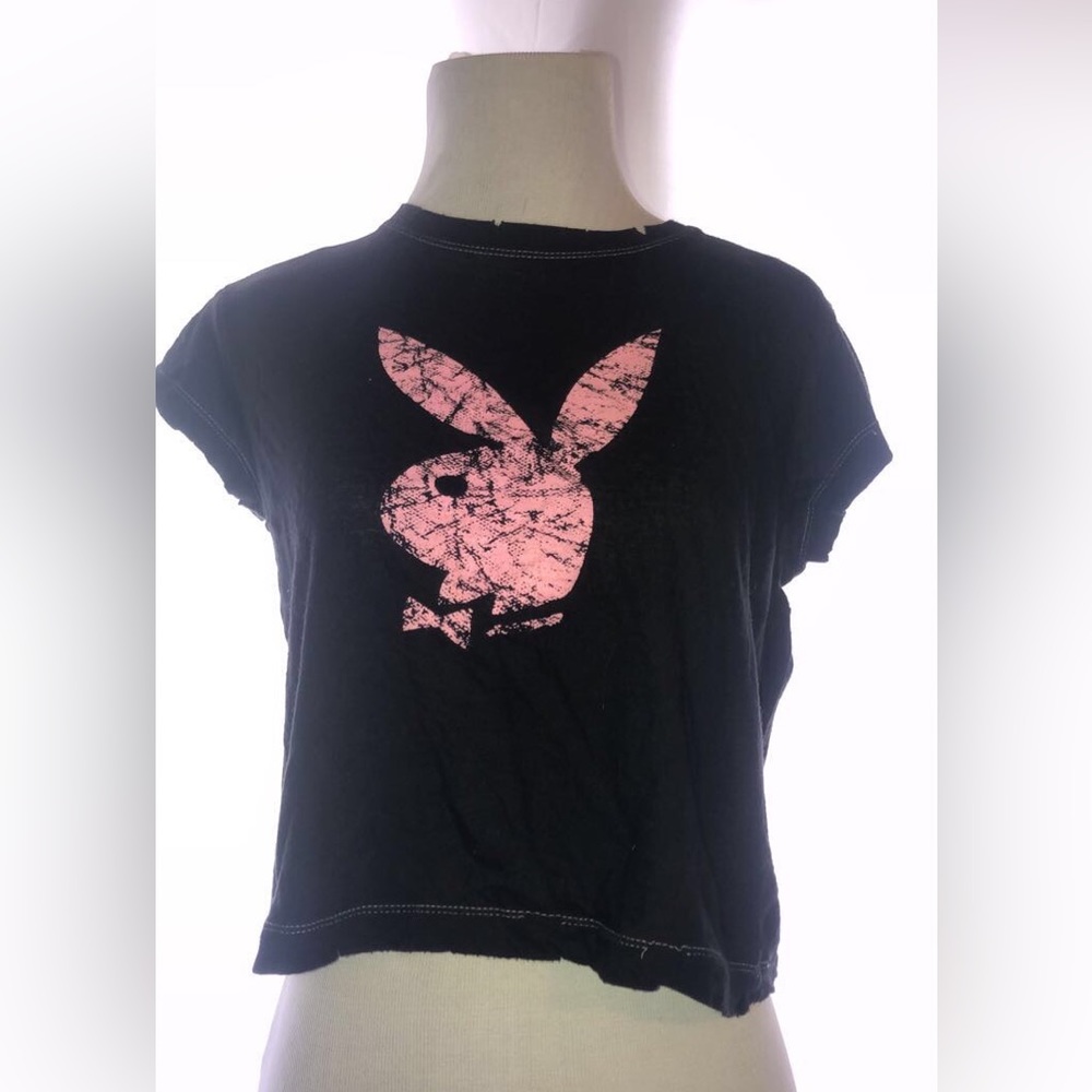 PLAYBOY CROPPED SHIRT Y2K 2000’s